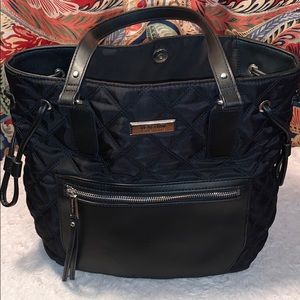 Kenneth Cole Reaction Black Quilted Tote